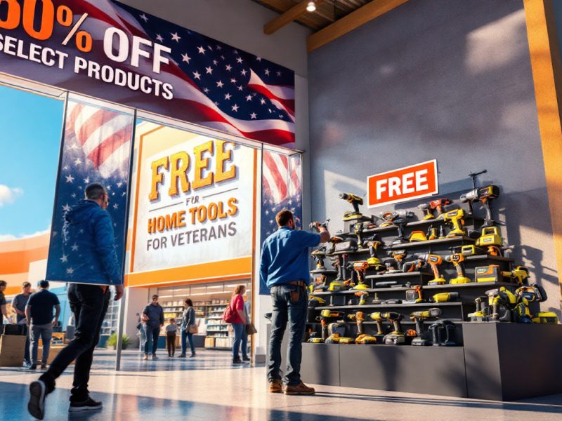 profitez d'une offre exceptionnelle lors des promotions de la fête des soldats chez home depot : 50% de réduction et des outils ryobi gratuits à ne pas manquer. équipez-vous avec des produits de qualité et faites des économies tout en célébrant nos héros.